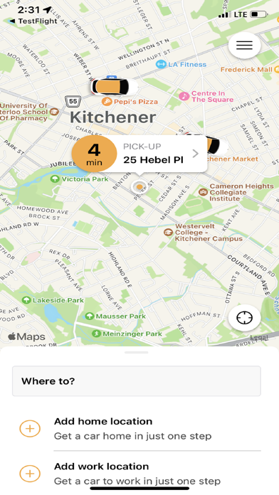 City Cabs Kitchener Screenshot