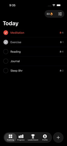 OneDay - Habit Tracker Screenshot 1 of 3