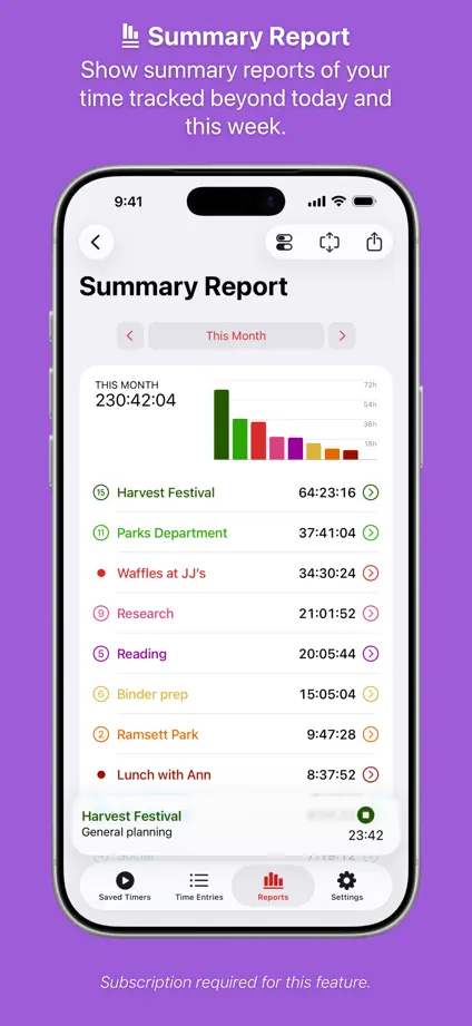 Timery, App Store screenshot 7