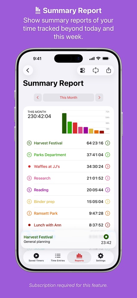 Timery: Time Tracker screenshot 7
