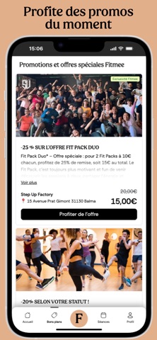 Fitmee : Cours de sport screenshot