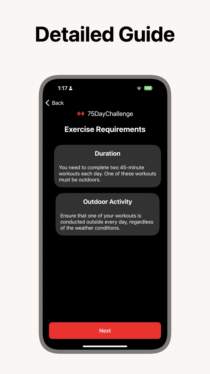 75 Days – Transform Challenge