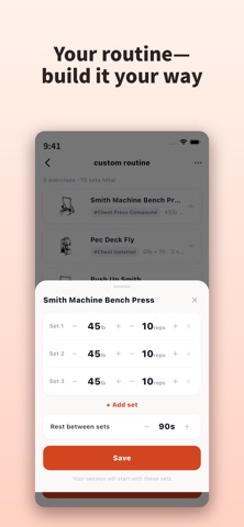PeachFit: Gym Plans for Women iPhone screenshot