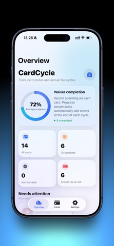 CardCycle iPhone screenshot