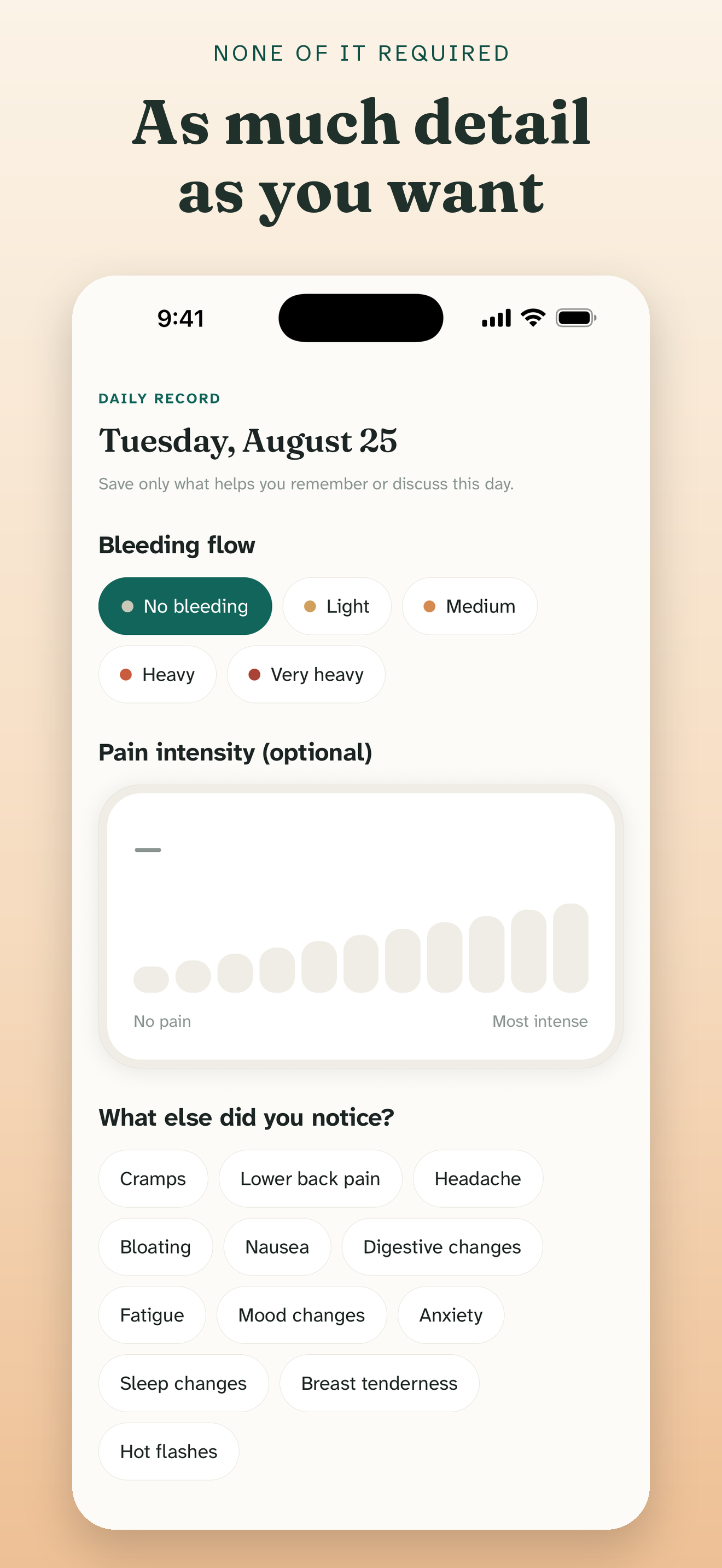 Menolora: Menopause Tracker screenshot 9