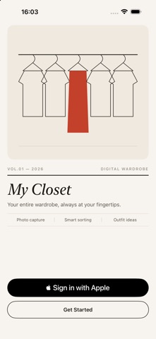 Quick-Closet app screenshot