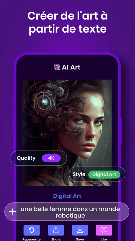 IA Generateur D'Image - AI Art screenshot 2 of 6