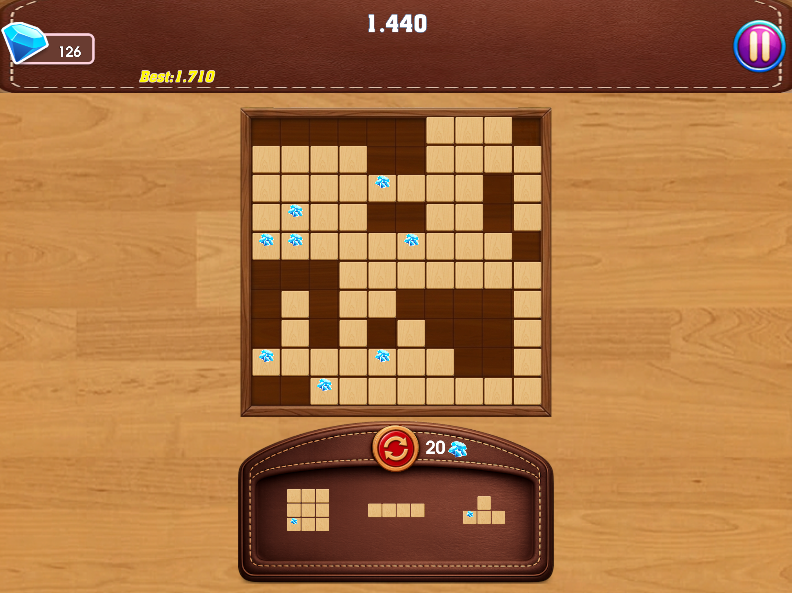 Wood Block Puzzle: Mind Wood screenshot 8