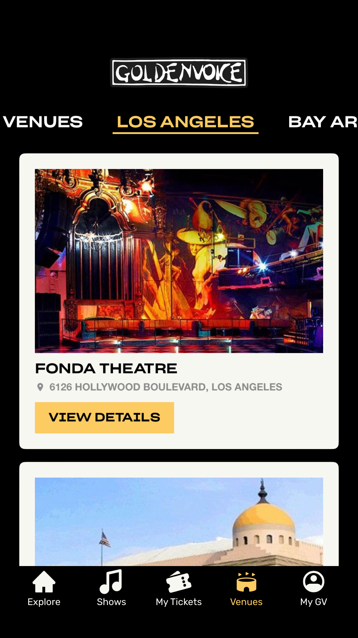 Goldenvoice Concerts screenshot 2