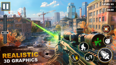 Sniper Shooter Police Games 3D Screenshot