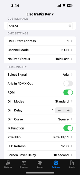 Aria X2 BLE Screenshot 3 of 3