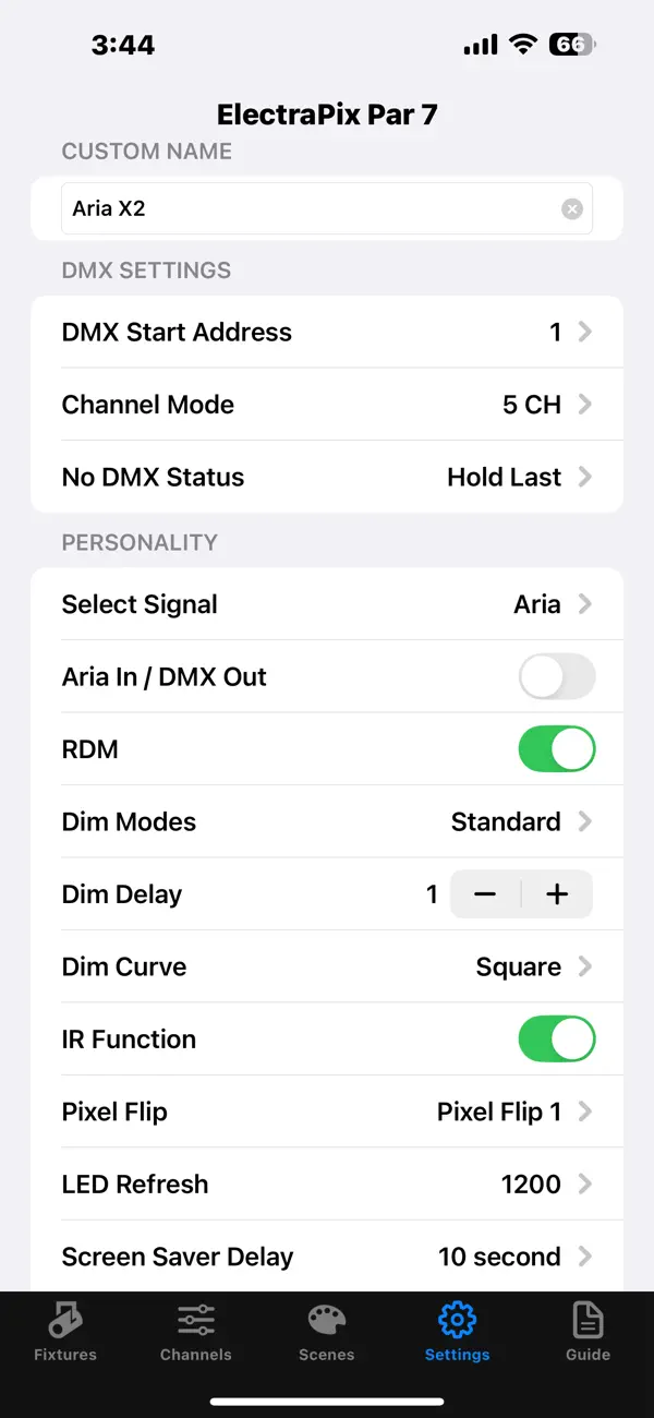 Screenshot #3 pour Aria X2 BLE