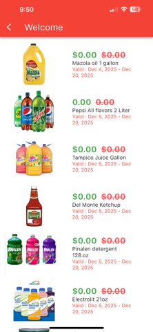 California Weekly Deals iPhone screenshot
