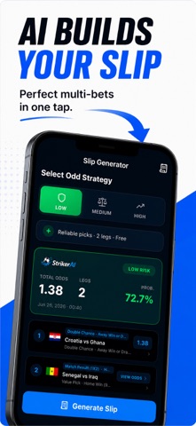 AI Football Predictions & Tips iPhone screenshot