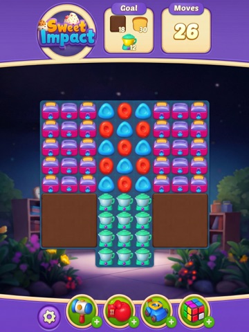 Sweet Impact - Match 3 Game iPad screenshot