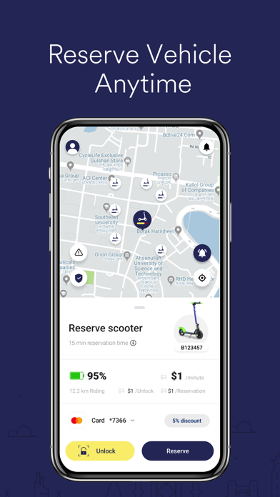 ElecRide iPhone screenshot 5 - Travel app