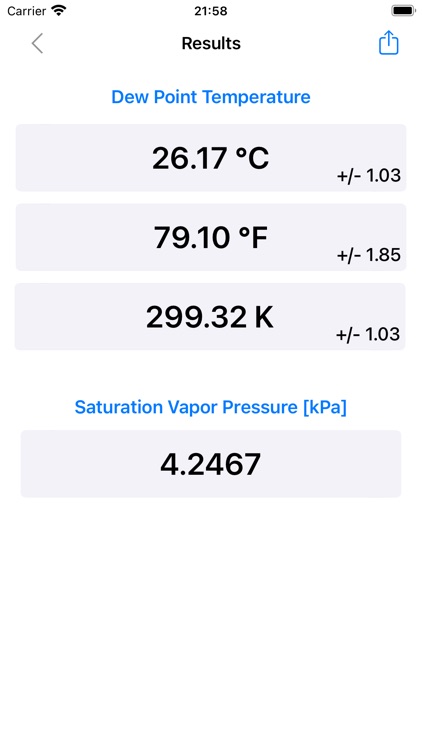 Dew Point Humidity Calculator screenshot-4