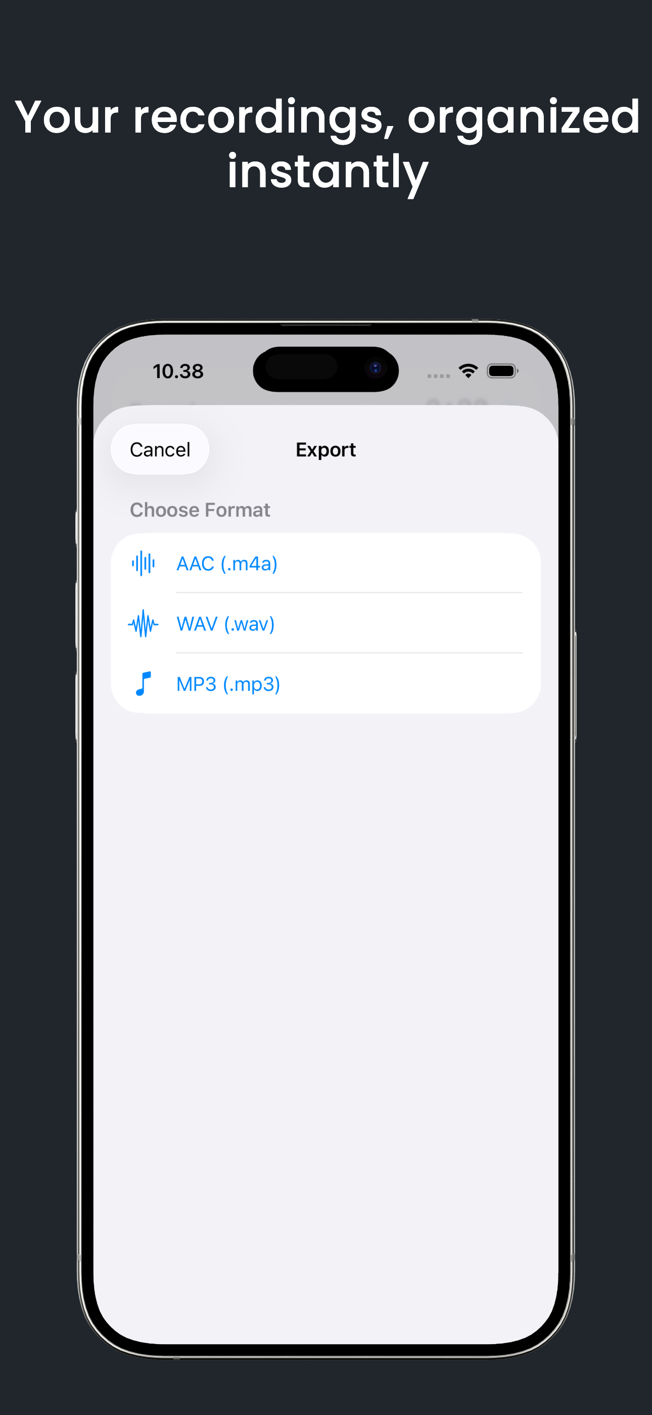 Claudio - Voice Audio Recorder screenshot 4