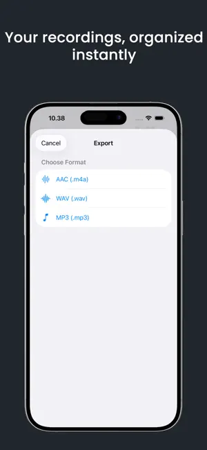 Claudio - Voice Audio Recorder screenshot 4