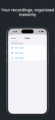 Claudio - Voice Audio Recorder Screenshot 4 of 5