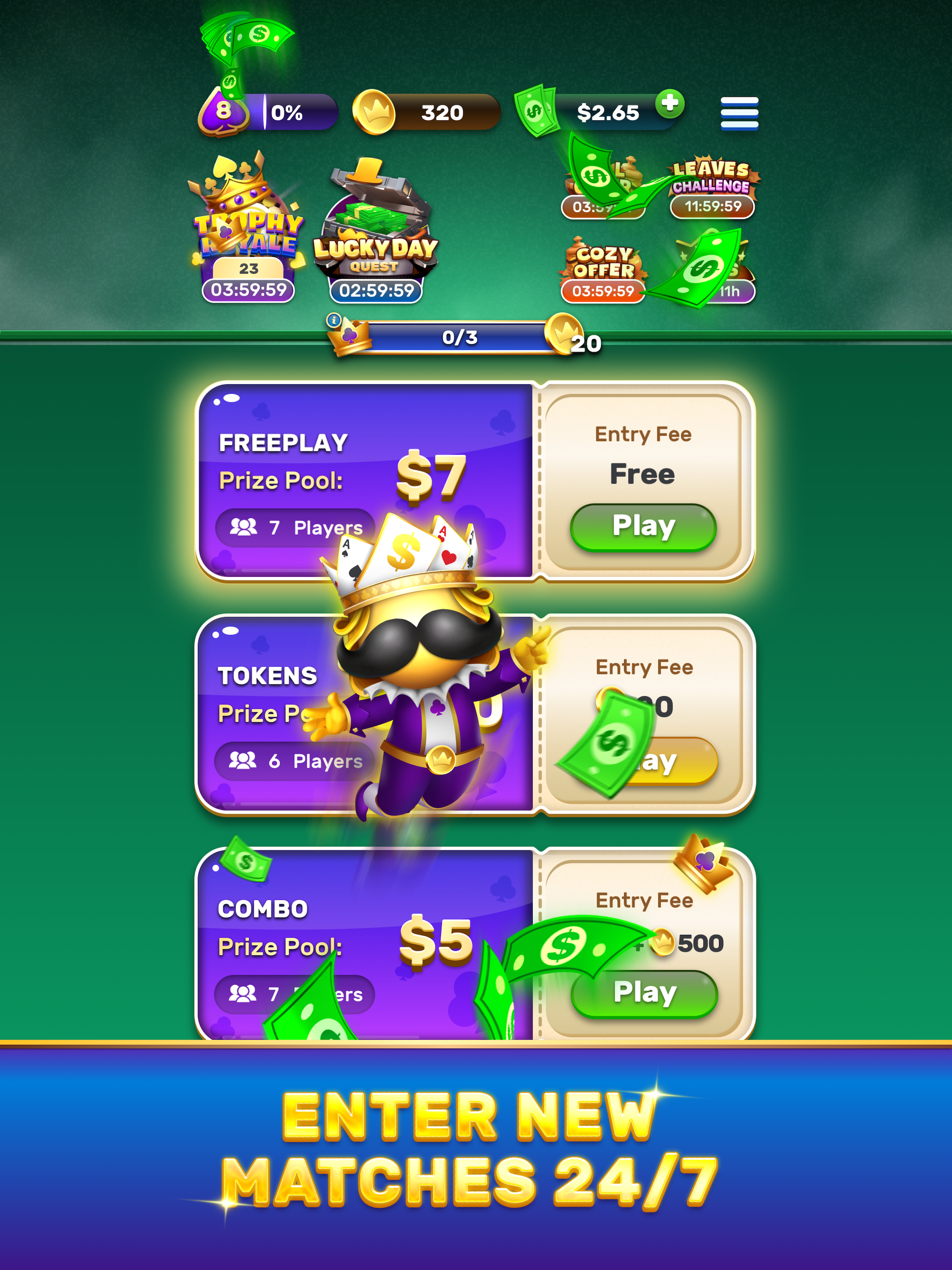 Solitaire Royale - Win Money screenshot 14