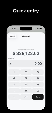 Balx - Assets & Liabilities screenshot