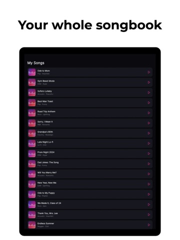 AI Song and Music Generator iPad screenshot