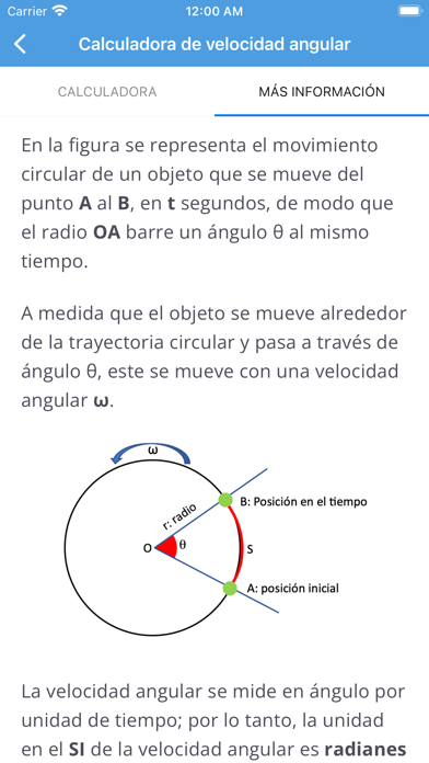 Calculadoras de Física Screenshot