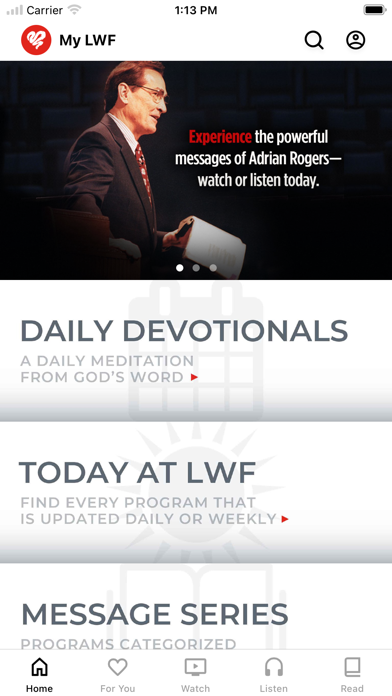 Love Worth Finding Ministries Screenshot