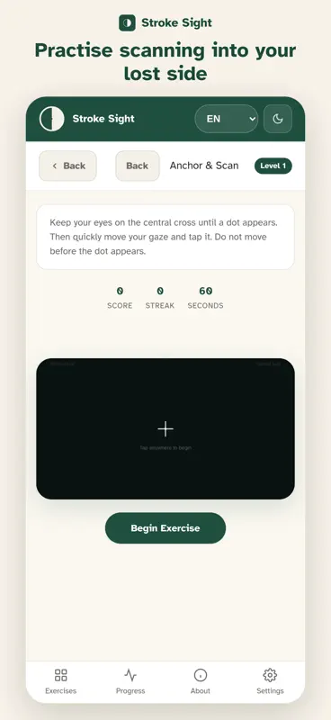 Stroke Sight – Vision Trainer screenshot 2 of 7