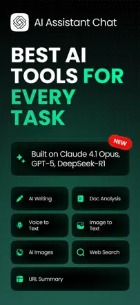 GPT AI Assistant Chat－Chatbotのスクリーンショット（1/9）