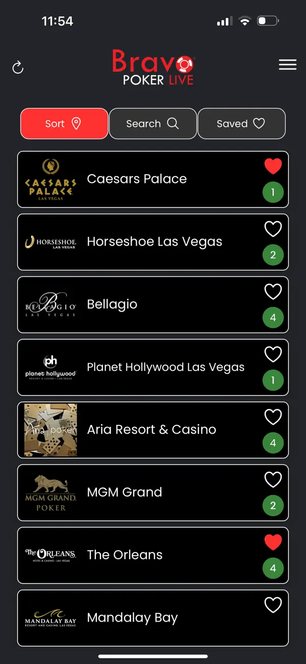Screenshot #1 pour BravoPokerLive