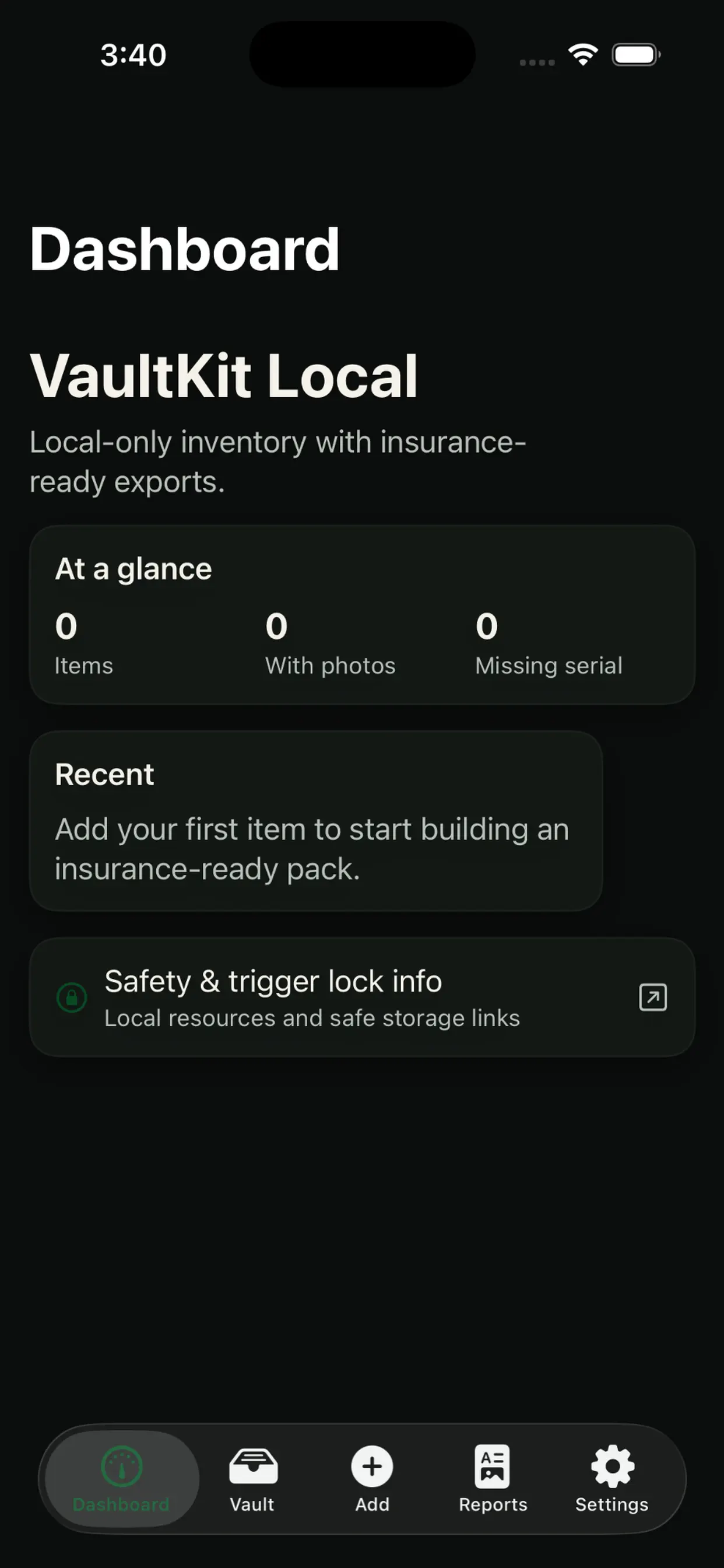 #1. VaultKit (iOS) Ved: Bryan Carroll