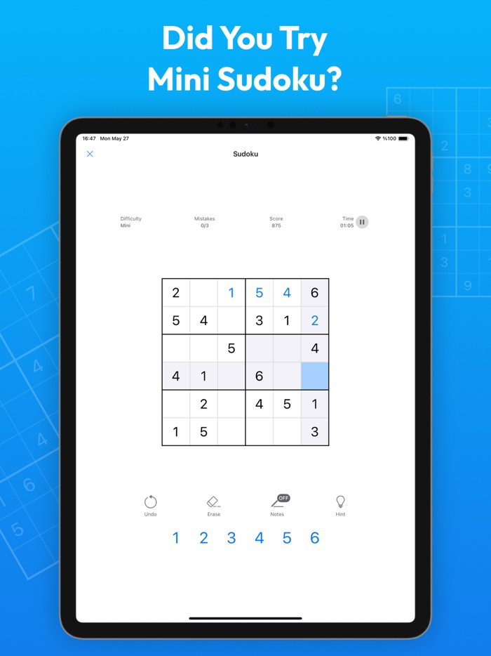 Sudoku Killer, Classic Sudoku
