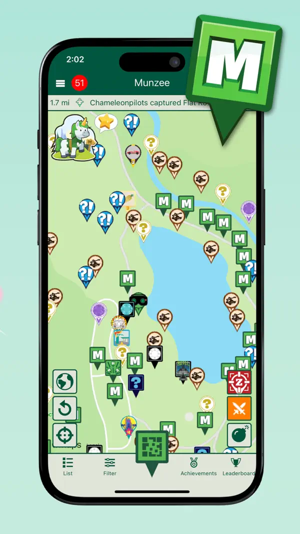 Munzee, Screenshot 2