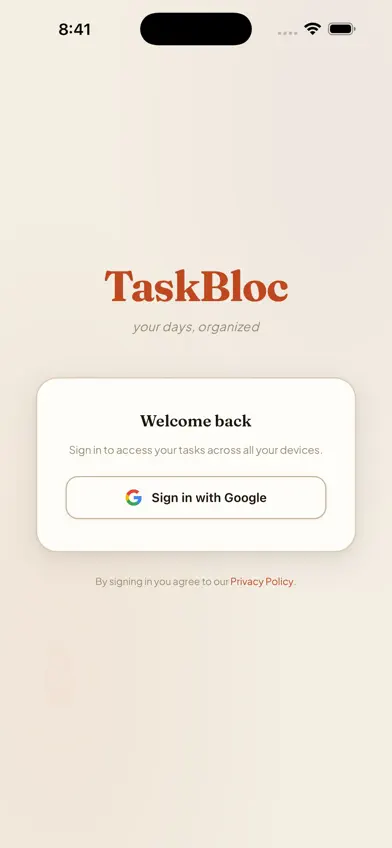 TaskBloc screenshot 1