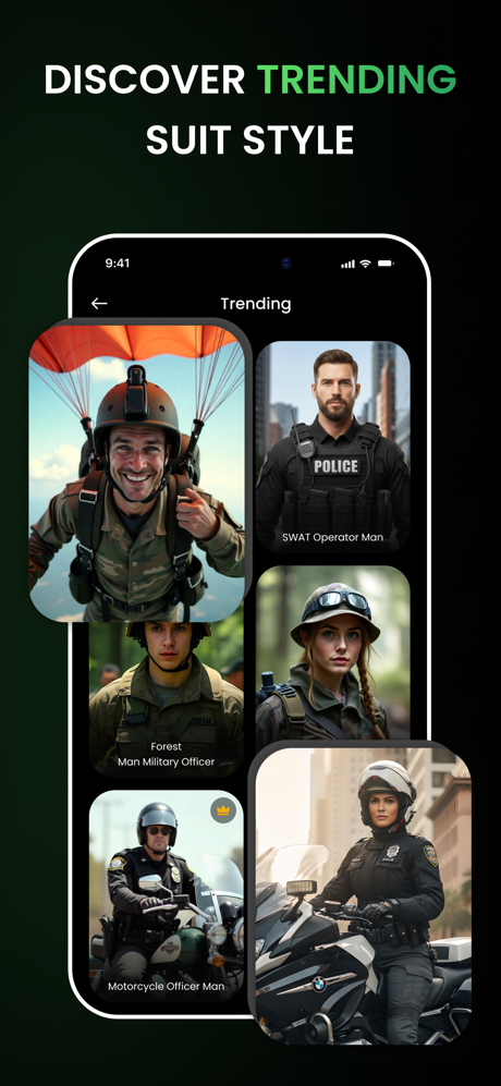 AI Police Suit Photo Montage screenshot 5