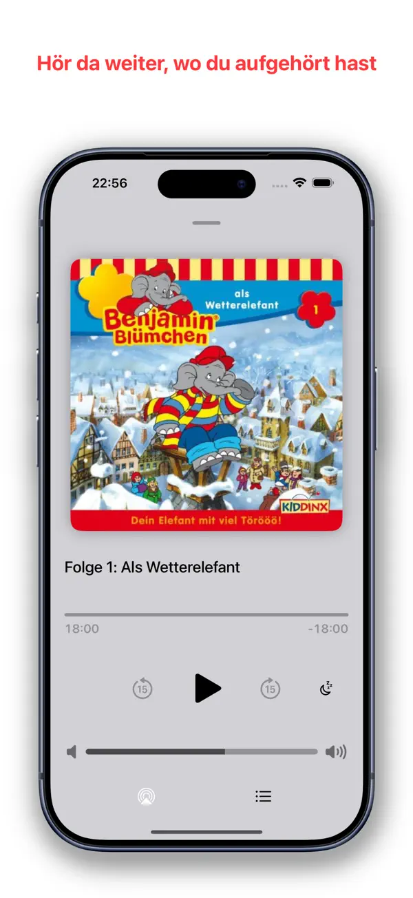 Hörspielzentrale iPhone App Screenshot 2 – Unterhaltung