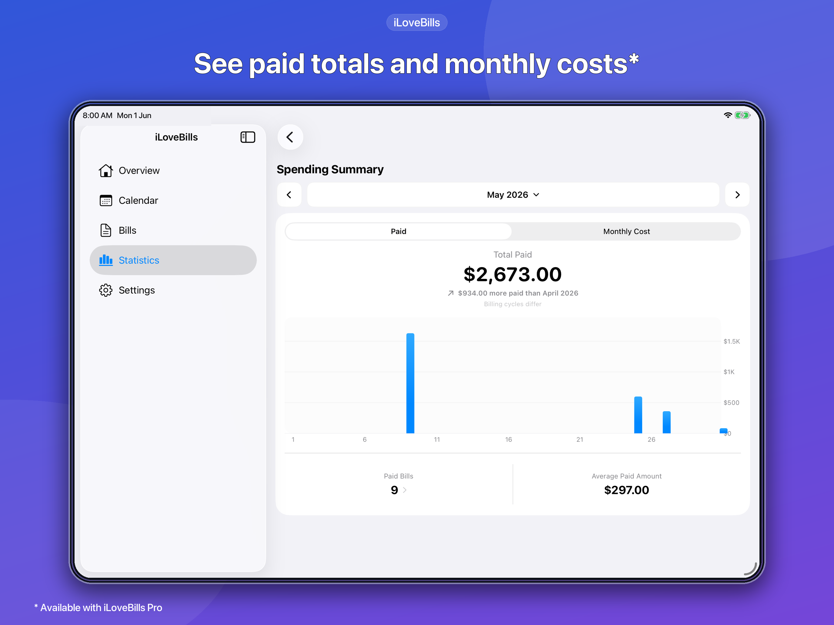 iLoveBills: Bill Tracker screenshot 18