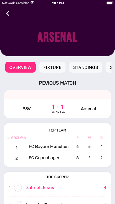 Nova Score - Football Update Screenshot