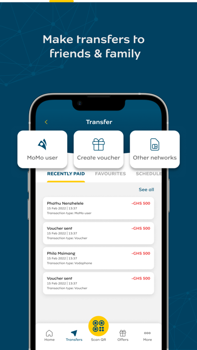 MoMo App Screenshot