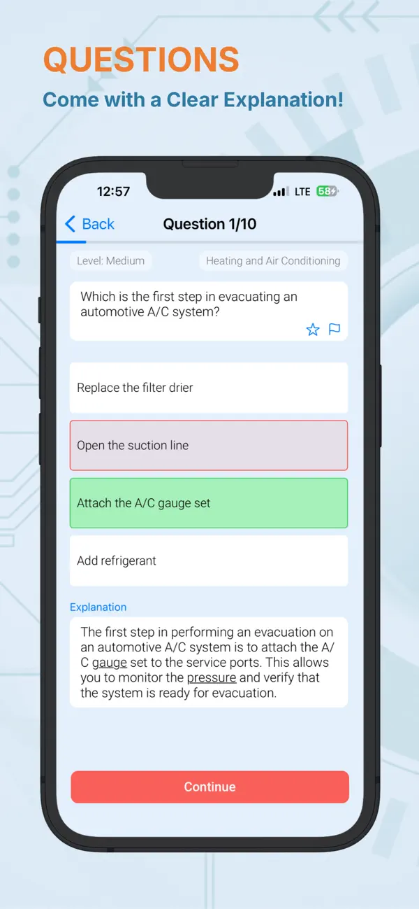 Screenshot #3 pour ASE Automotive Exam Test