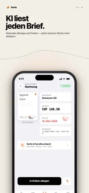 Sortio: Scan Mail & Bills screenshot 3