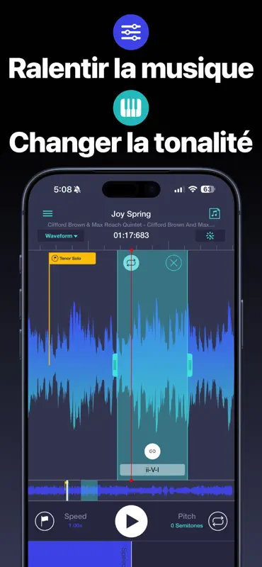 Transcribe+ : Ralentir Musique screenshot 1 of 8