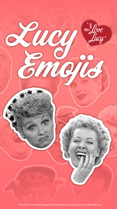 Screenshot #1 pour I Love Lucy: Emojis