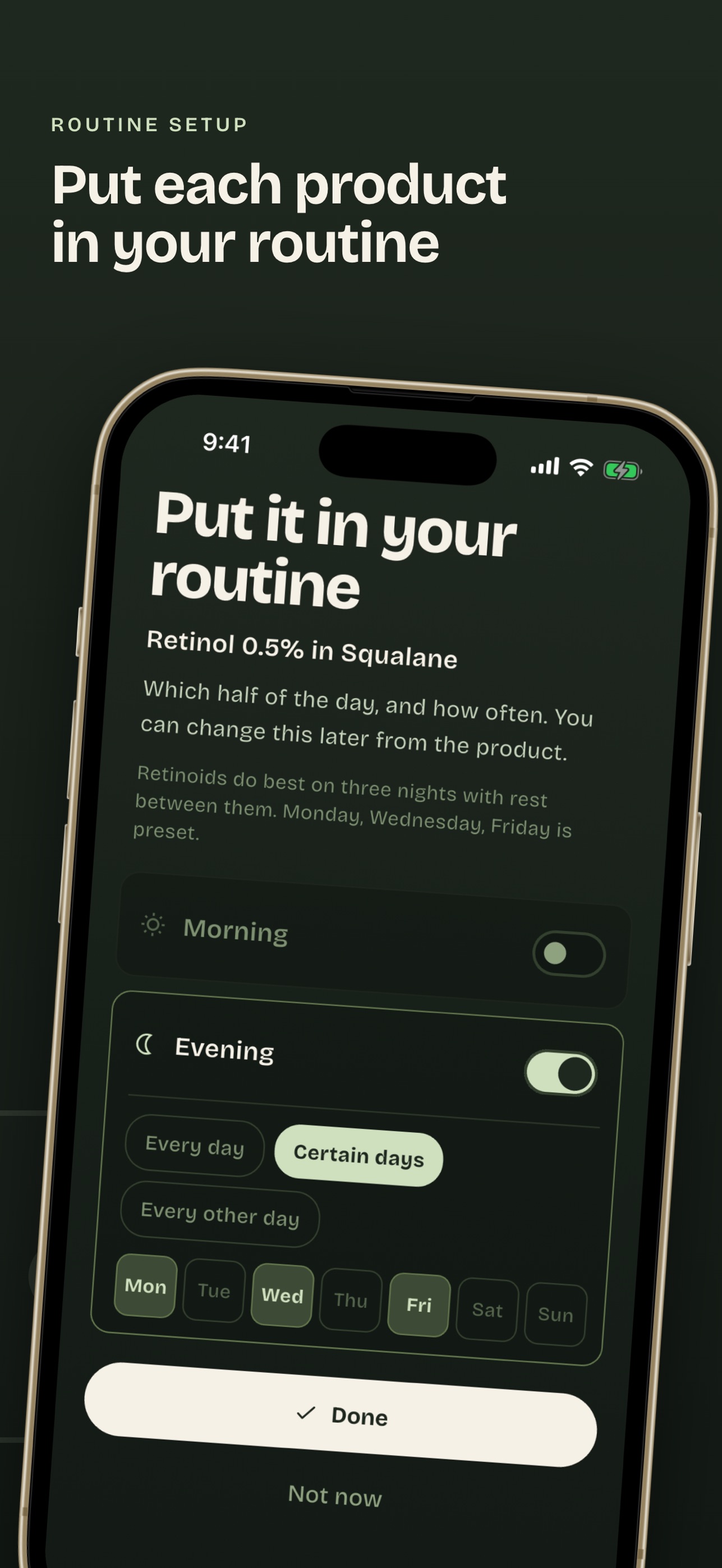 Screenshot 3 of Decant: Skincare Routine