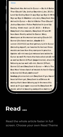 BN Reading: speed reading iPhone screenshot