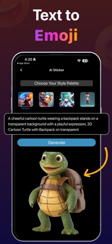 Gemoji : AI Emoji Generator iPhone screenshot
