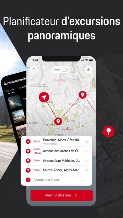 Screenshot #2 pour ROADS by Porsche Trip Planner