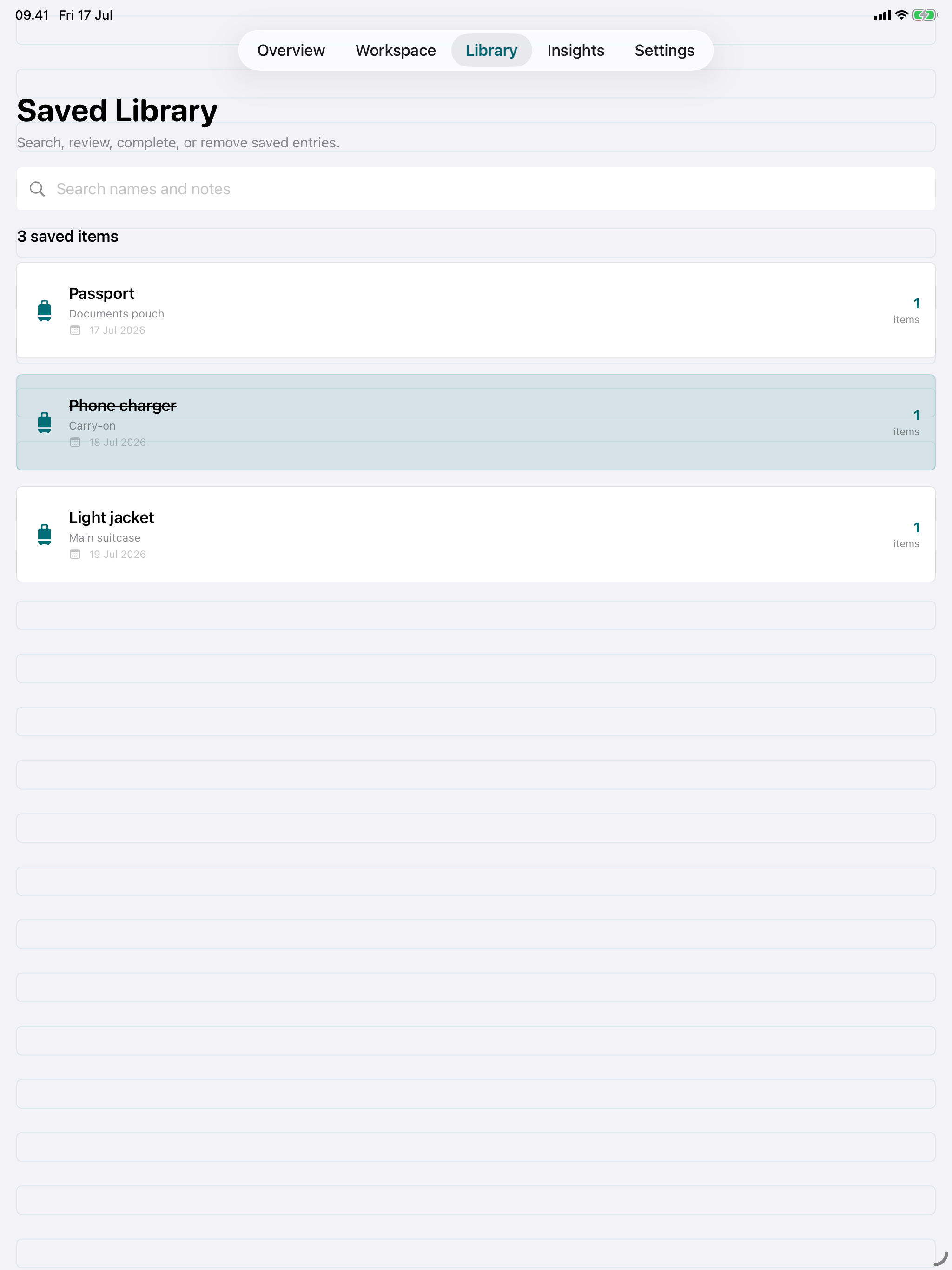PackPath Trip Checklist screenshot 8